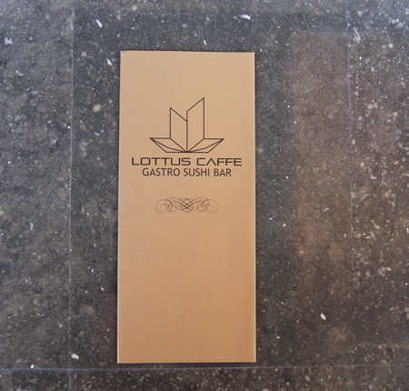 Lottus Caffe · Diseño Cartas Restaurante Vintage