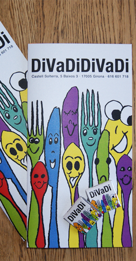 DiVaDi · Disseny Cartes Restaurant Qualitat